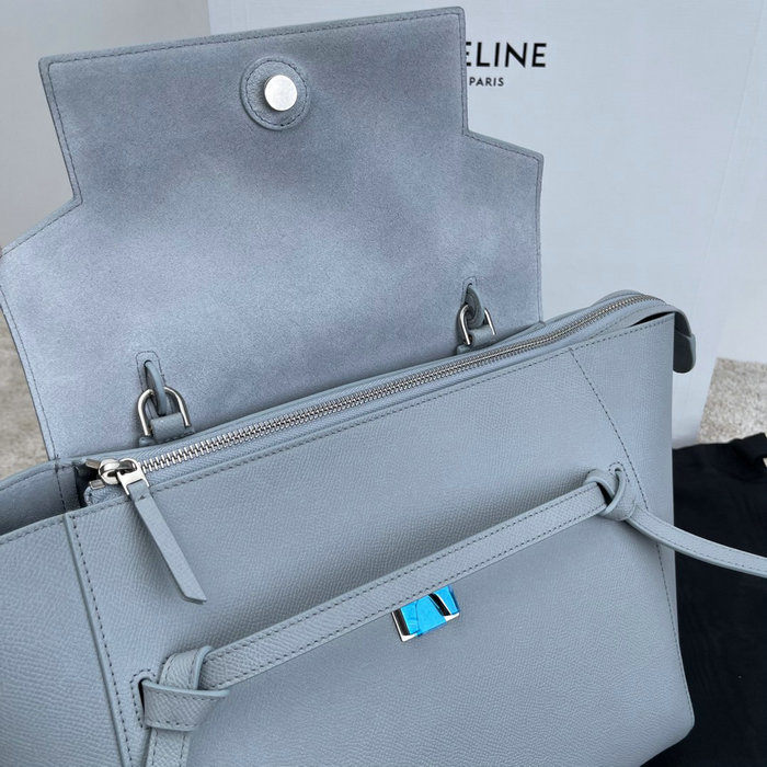 Celine Grained Calfskin Belt Bag Blue CB202428