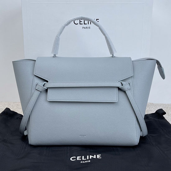 Celine Grained Calfskin Belt Bag Blue CB202428