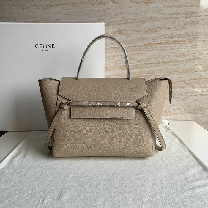 Celine Grained Calfskin Belt Bag Grey CB202428