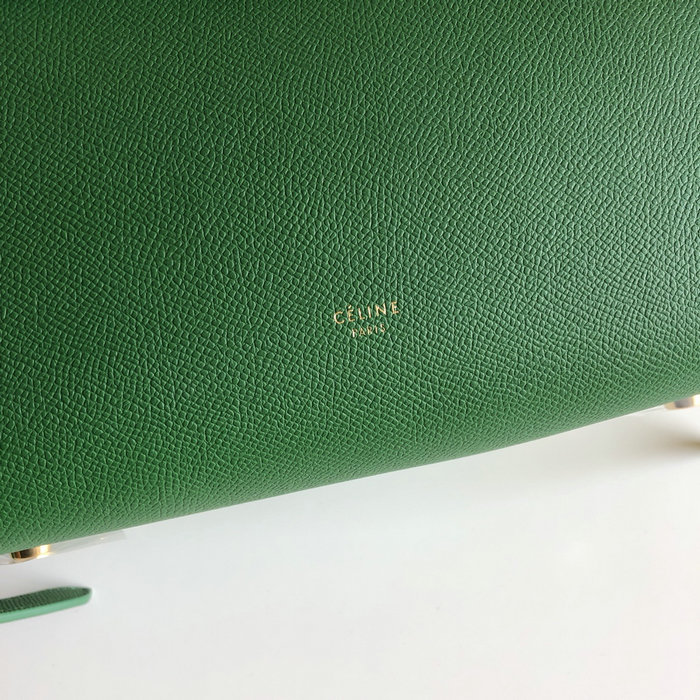 Celine Grained Calfskin Mini Belt Bag Green CB28