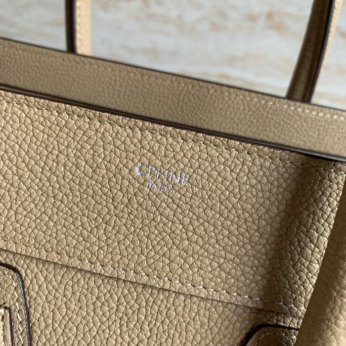 Celine Luggage Bag in Drummed Calfskin Beige CE0805