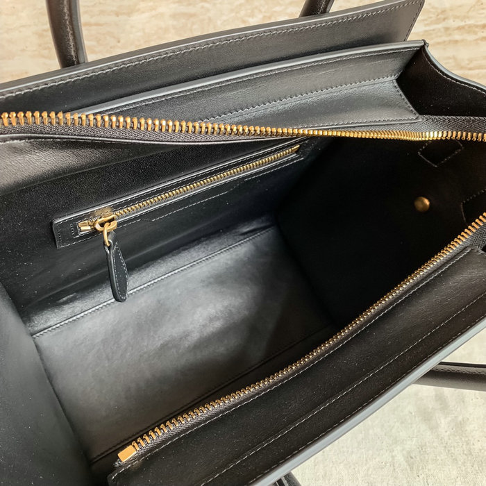 Celine Luggage Bag in Smooth Calfskin Black CE0805