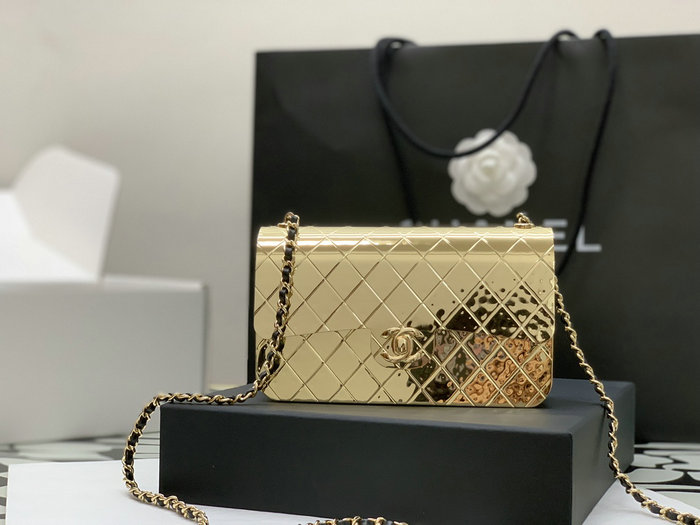 Chanel Evening Bag Gold A99141