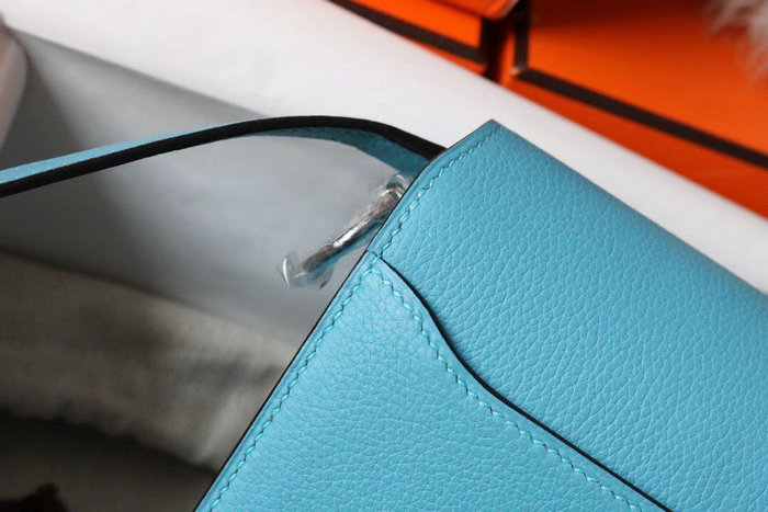 Hermes Evercolor Leather Roulis Bag Bleu Du Nord HR0805