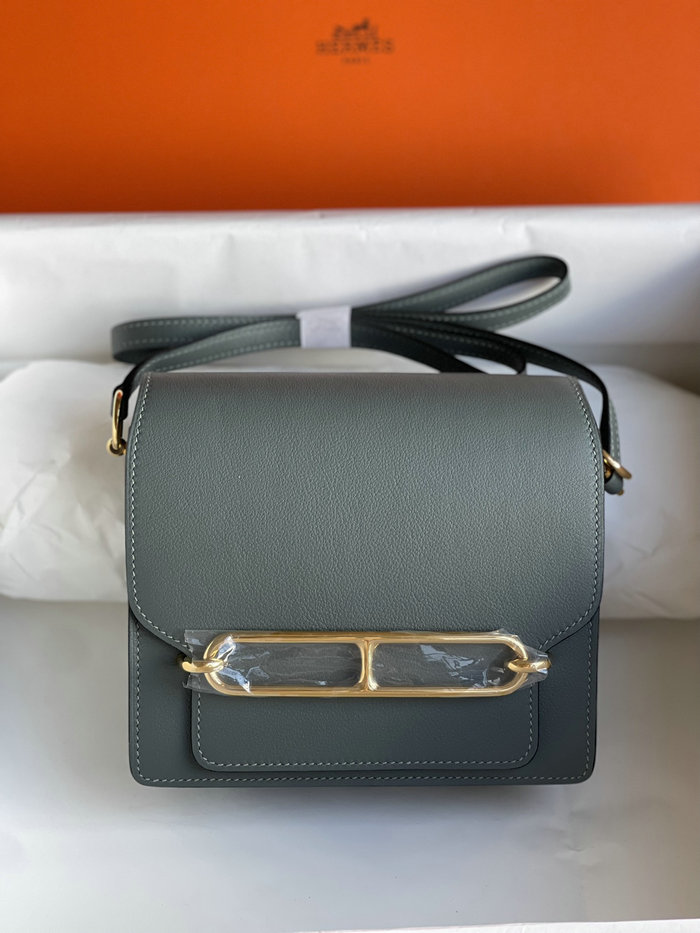 Hermes Evercolor Leather Roulis Bag Vert Amande HR0805