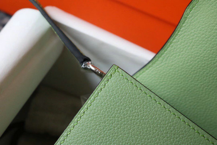 Hermes Evercolor Leather Roulis Bag Vert Criquet HR0805