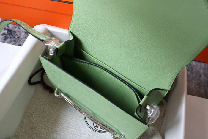Hermes Evercolor Leather Roulis Bag Vert Criquet HR0805