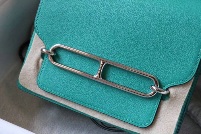 Hermes Evercolor Leather Roulis Bag Vert Veronese HR0805