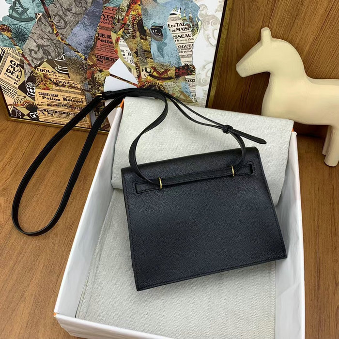 Hermes Kelly Danse 22 Bag Black HKD0805