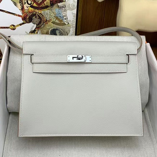 Hermes Kelly Danse 22 Bag Gris Perle HKD0805