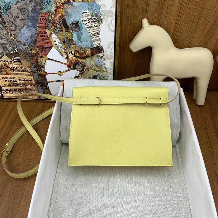 Hermes Kelly Danse 22 Bag Jaune Poussin HKD0805