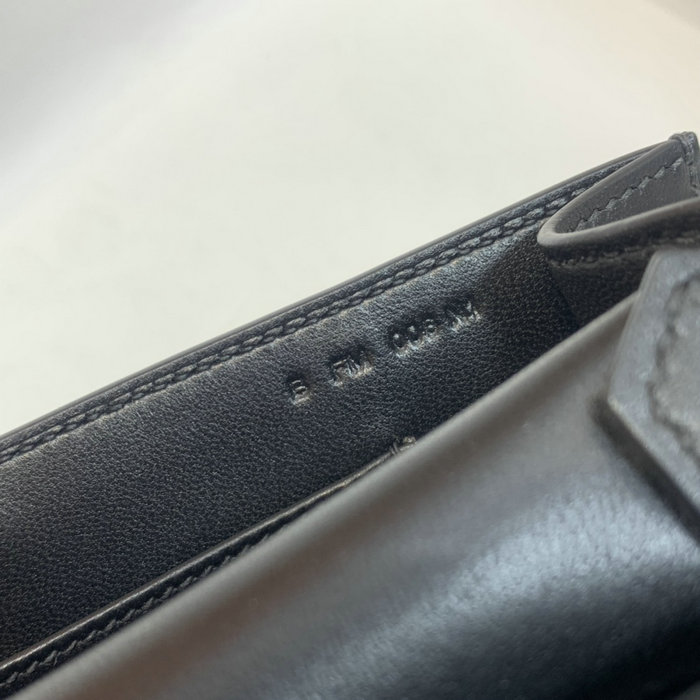 Hermes Swift Leather Mini Jypsiere Bag Black HJ0730