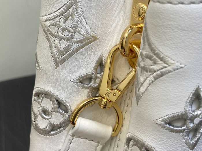 Louis Vuitton Capucines BB White M20742