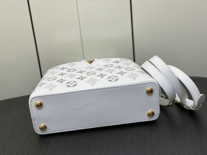 Louis Vuitton Capucines BB White M20742