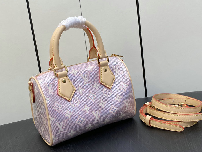 Louis Vuitton Speedy Bandouliere 20 Pink M22849
