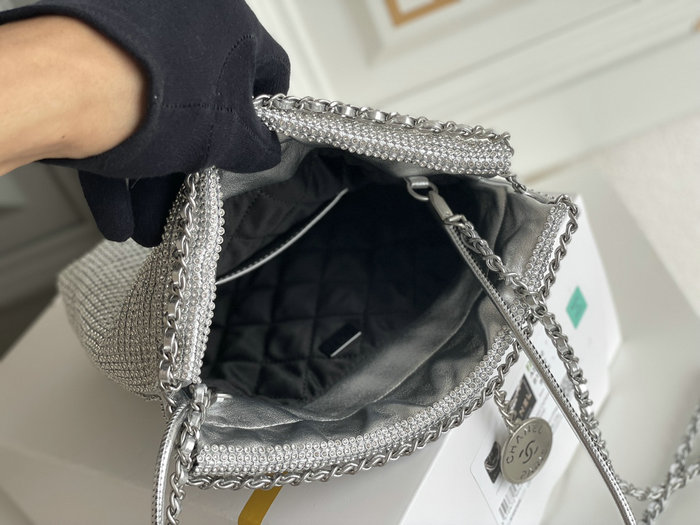 Mini Chanel 22 Handbag with Rhinestone AS3980
