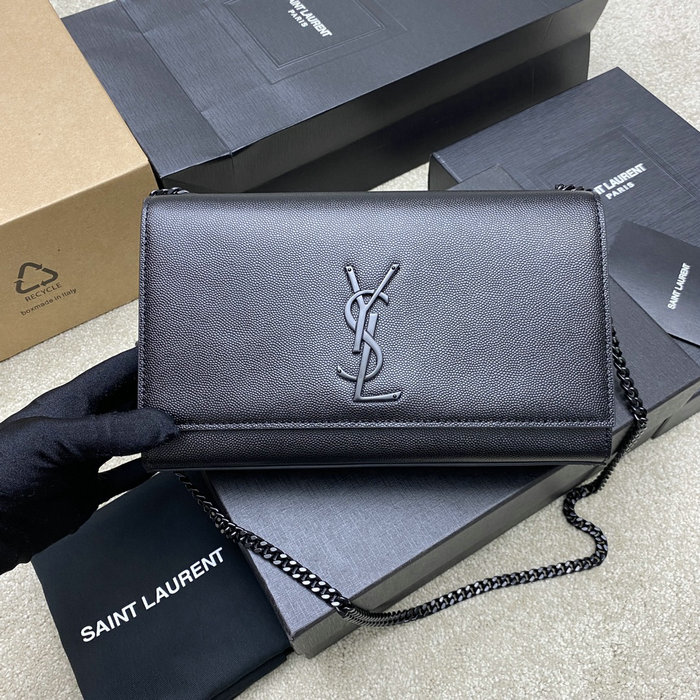 Saint Laurent Kate 24 Chain Bag Black 354021