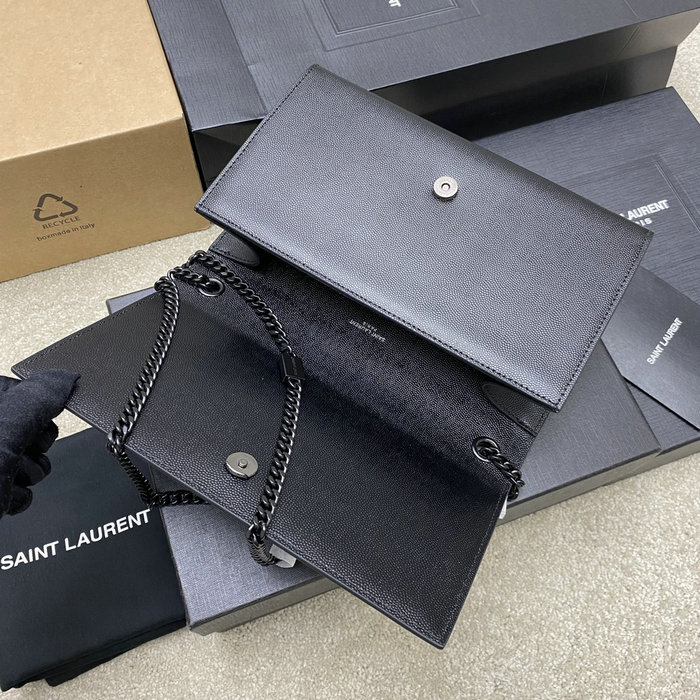 Saint Laurent Kate 24 Chain Bag Black 354021