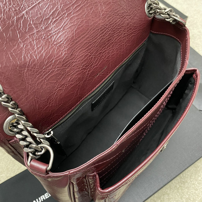 Saint Laurent Medium Niki Bag Burgundy 633158