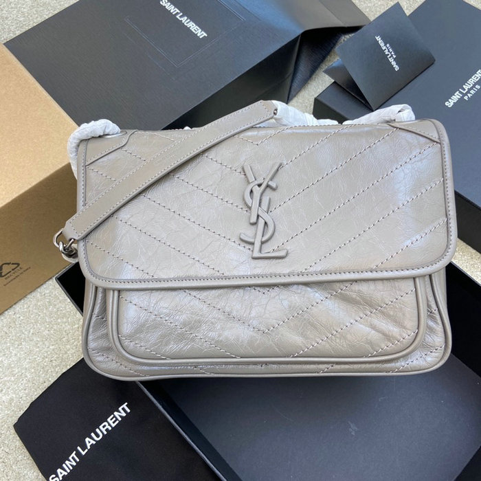 Saint Laurent Medium Niki Bag Grey 633158