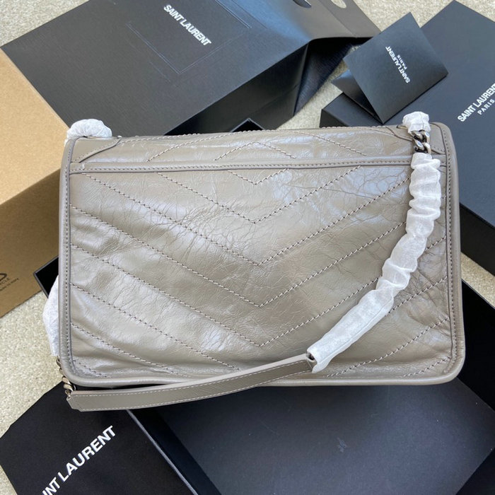 Saint Laurent Medium Niki Bag Grey 633158