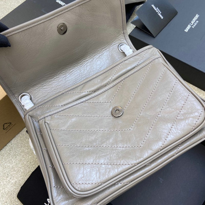 Saint Laurent Medium Niki Bag Grey 633158