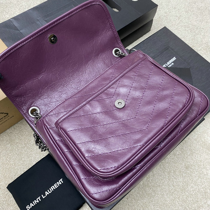 Saint Laurent Medium Niki Bag Purple 633158