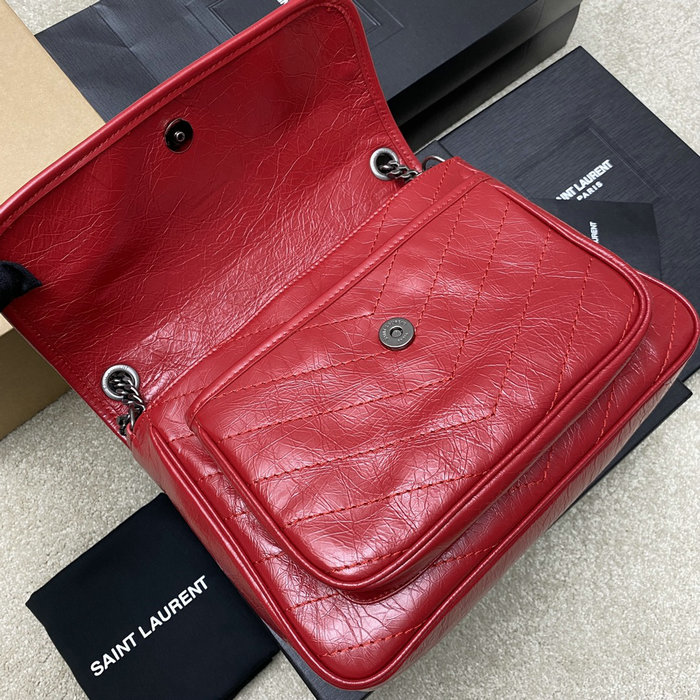 Saint Laurent Medium Niki Bag Red 633158