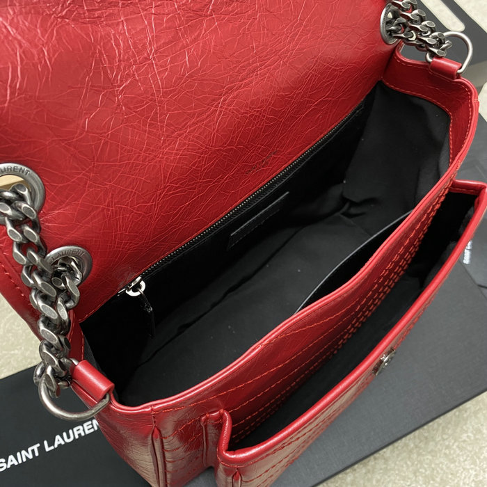 Saint Laurent Medium Niki Bag Red 633158