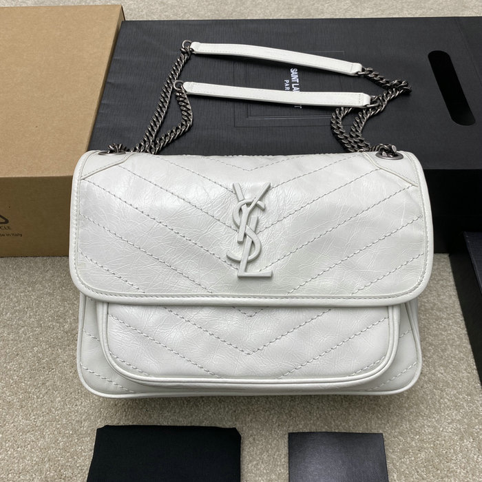 Saint Laurent Medium Niki Bag White 633158