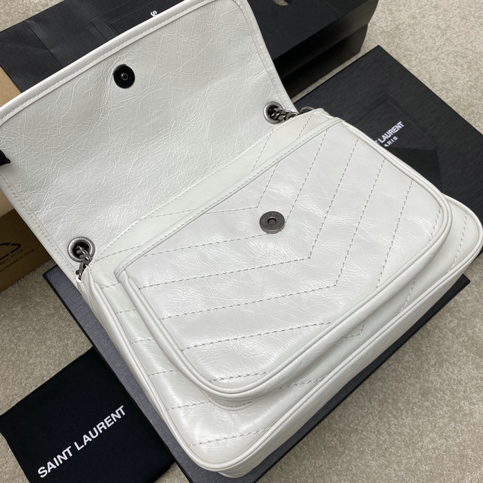 Saint Laurent Medium Niki Bag White 633158