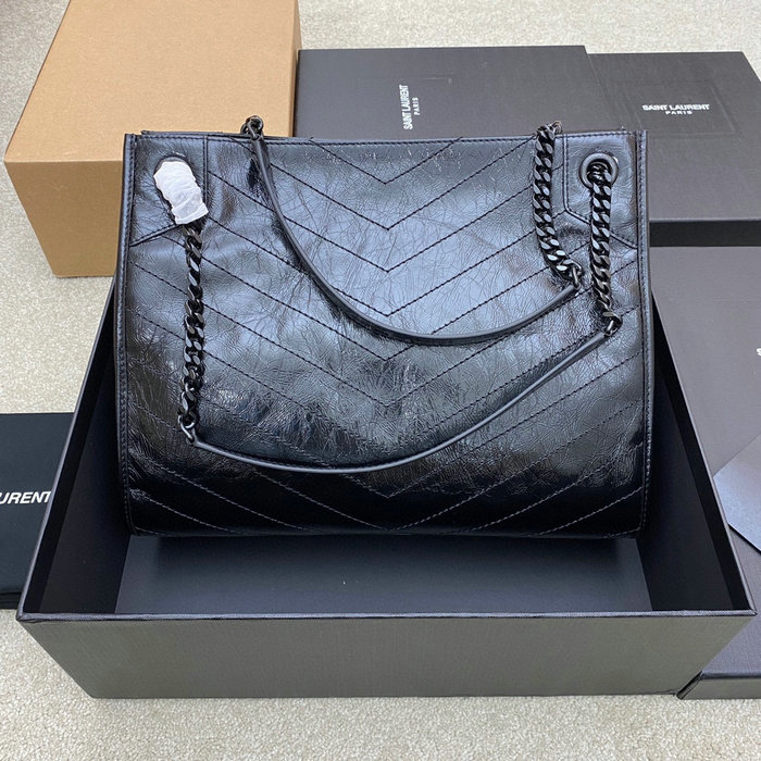 Saint Laurent Niki Medium Shopping Bag Black 577999