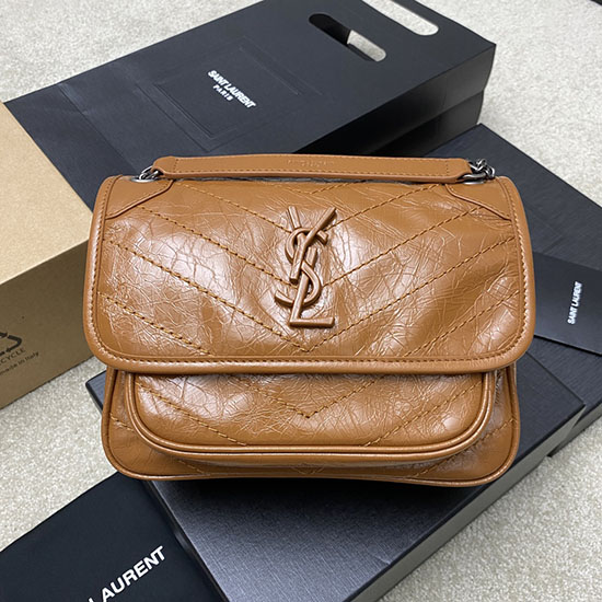 Saint Laurent Small Niki Bag Brown 498892