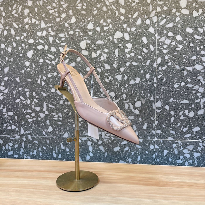 Valentino Slingback Pumps Nude SNV073005