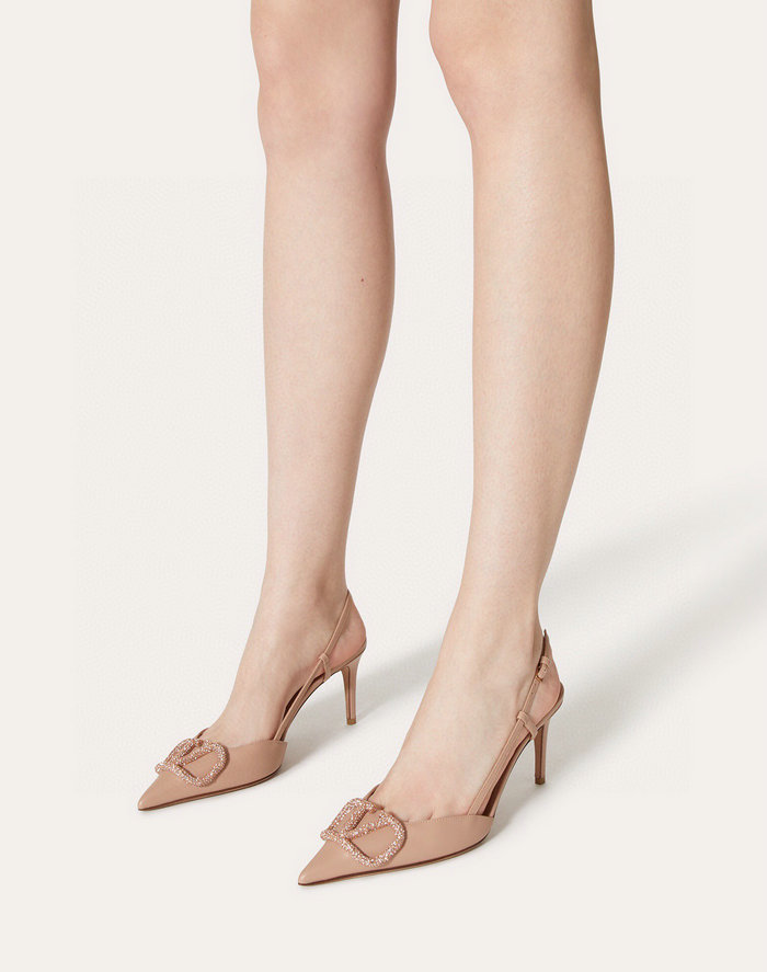 Valentino Slingback Pumps Nude SNV073005