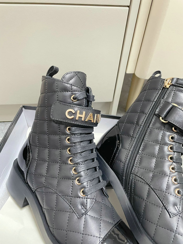 Chanel Leather Boots SDC080914