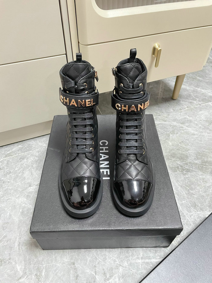 Chanel Leather Boots SDC080914