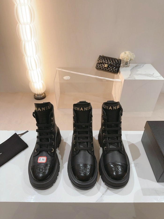 Chanel Leather Boots SDC080915