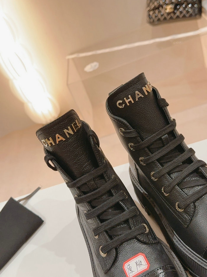 Chanel Leather Boots SDC080915