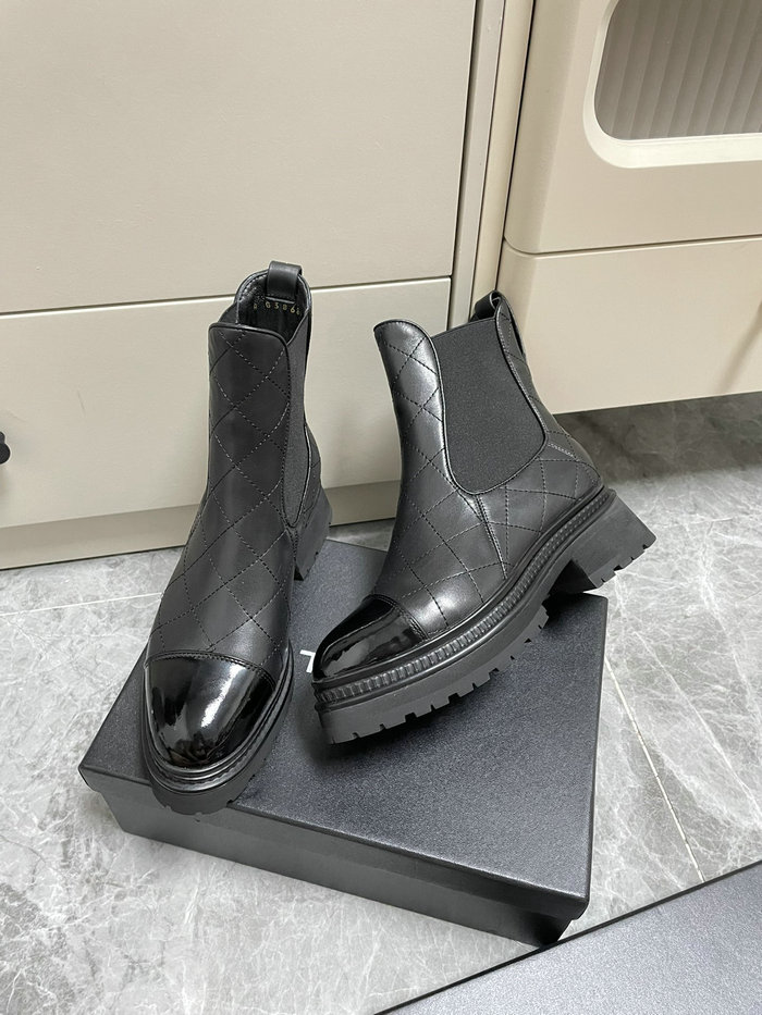 Chanel Leather Boots SDC080917