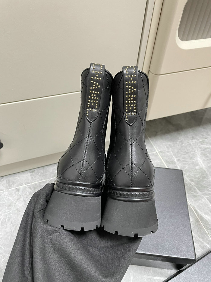 Chanel Leather Boots SDC080917