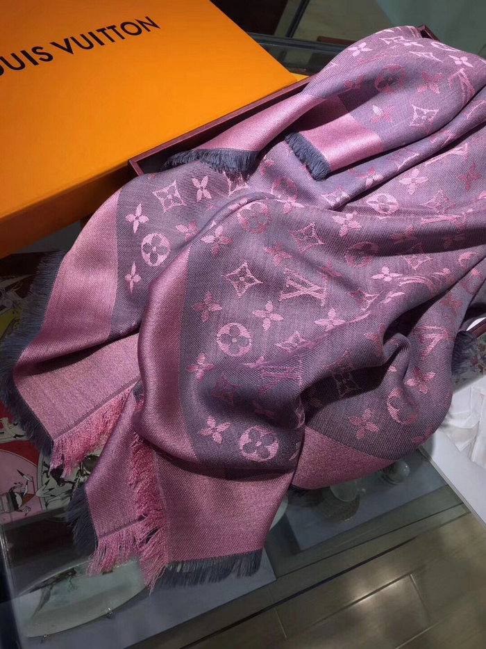 Louis Vuitton Monogram Denim Shawl LS080808