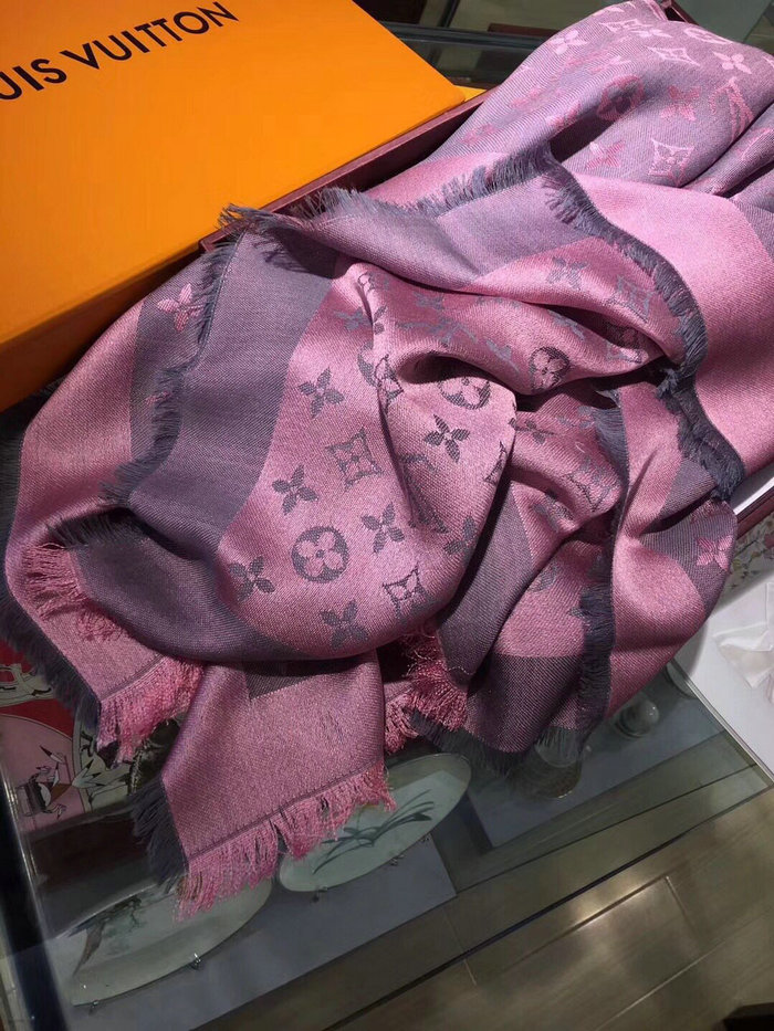 Louis Vuitton Monogram Denim Shawl LS080808