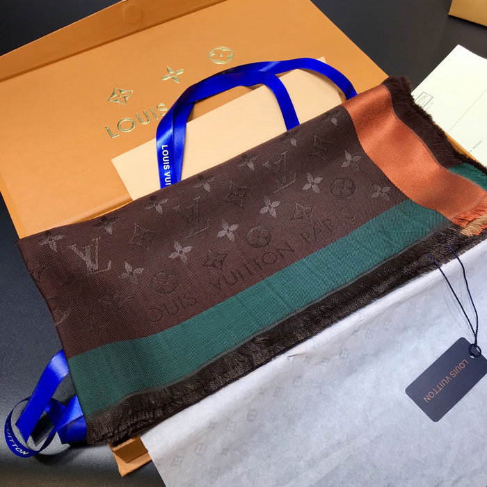 Louis Vuitton On The Edge Monogram Shawl LS080803