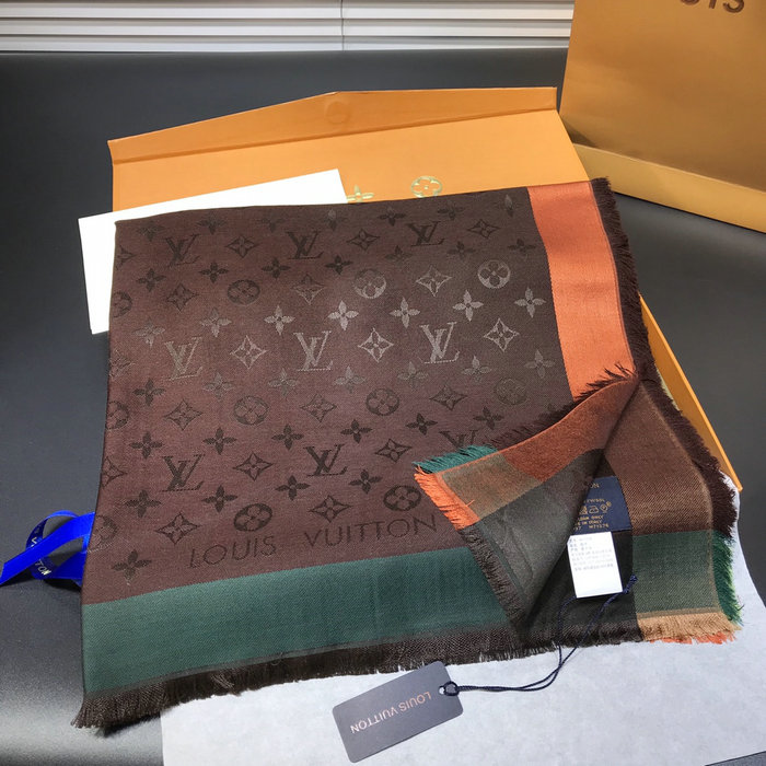 Louis Vuitton On The Edge Monogram Shawl LS080803