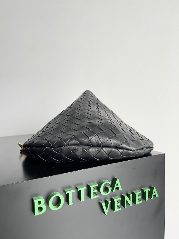 Bottega Veneta Medium Solstice Shoulder Bag Black B740990