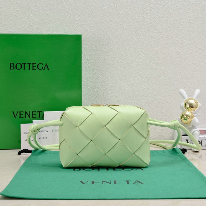 Bottega Veneta Small Cassette Camera Bag Fennel 6600