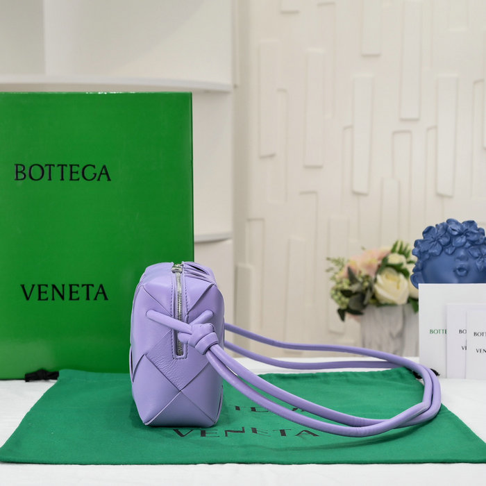 Bottega Veneta Small Cassette Camera Bag Purple 6600