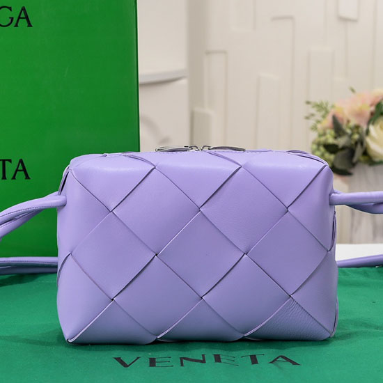 Bottega Veneta Small Cassette Camera Bag Purple 6600