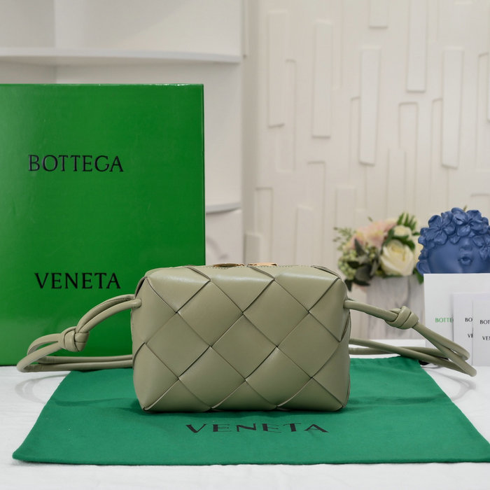 Bottega Veneta Small Cassette Camera Bag Travertine 6600